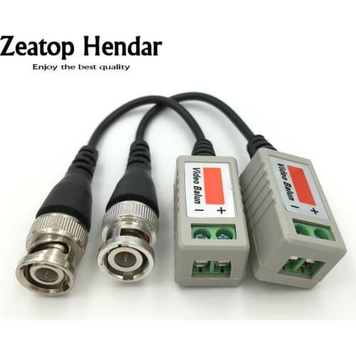 20Pcs/10Pairs Twisted CCTV Video Balun Passive Transceivers 3000FT Distance UTP Balun BNC Cable Cat5 CCTV UTP Video Balun