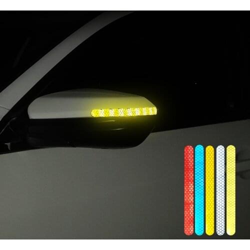 Auto Rearview Mirror Reflective Sticker Car Accessories for Fiat Panda Bravo Punto Linea Croma 500 595 skoda octavia a5 fabia