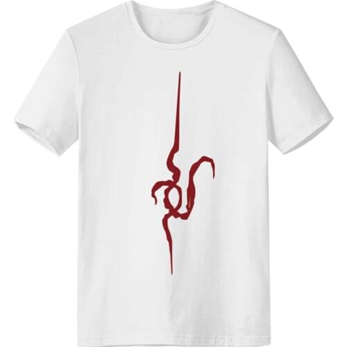 Danganronpa Komaeda Nagito Cosplay Print Tee Top Cotton T shirt Summer Short Sleeve Shirt