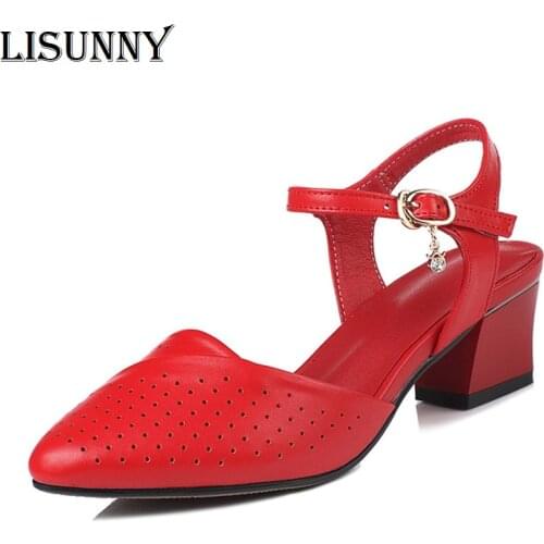 Женские туфли с ремешком LISUNNY China At AliExpress