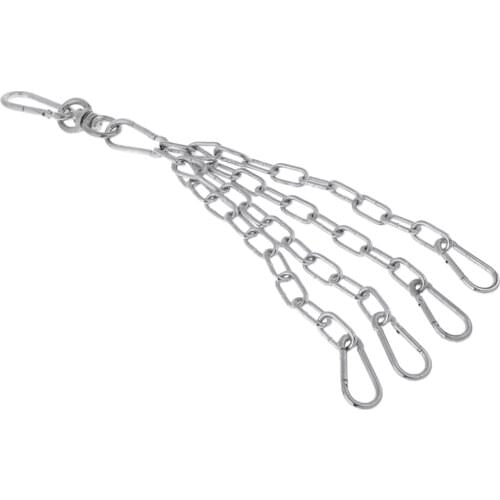 Wall Mount Hanging Chain with Iron Carabiners for Punch Bag MMA Training Hanger