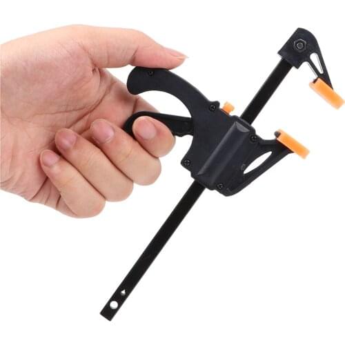 Carpentry Ratchet Quick Release Wooden Board Clip Quick Squeeze Fixed Clip Clamp