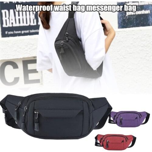 Unisex Waist Pack with 4 Layers Water-Proof Durable Adjustable Strap Long Lasting Convenient for Outdoor SAL99