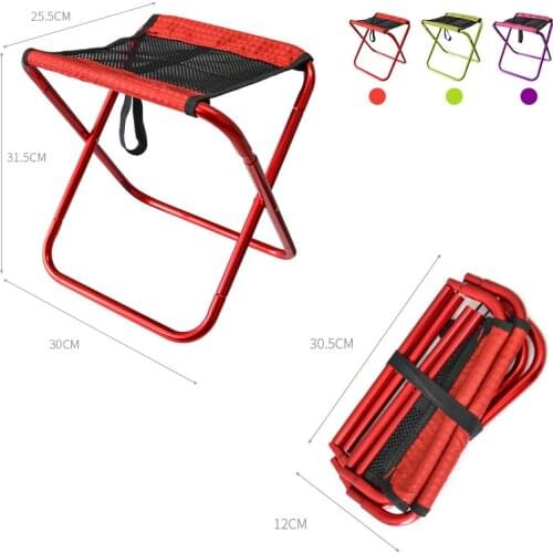 Camping Chair Folding Fishing Chair Ultralight Computer Picnic BBQ Beach Chairs Aluminiu Alloy Outdoor Camping Accessories