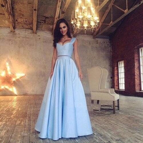High Waist Pleat Elegant Skirt Light Blue Long Maxi Skirts Womens Formal Prom Party Skirt Plus Size Ladies Jupe Faldas Saia