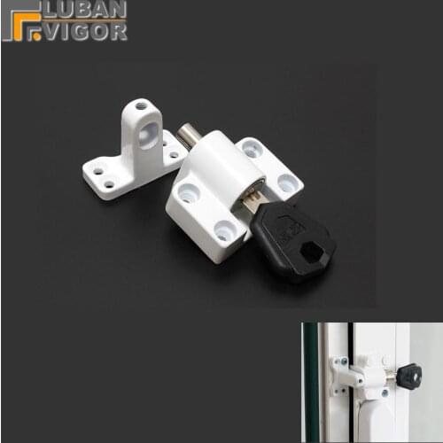 Casement window locks, White, easy to install,aluminum/steel/security locks,sliding doors/windows,children safety lock