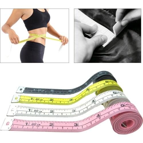 150cm/60inch Soft Tape Measures Body Measuring Ruler Mini Sewing Measuring Tape Four Colors Body Measuring Tool