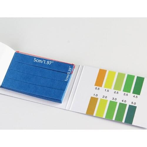 5 Set 400 Strips pH Alkaline Short-Range 0.5-5.0 Indicator Litmus Paper pH Test Strips Water Litmus Testing Kit