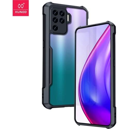 For OPPO Reno 5 Lite Case Shockproof Airbag Technology Camera Protective Transparent Back Cover For OPPO A94 F19 Pro Reno 5F 5