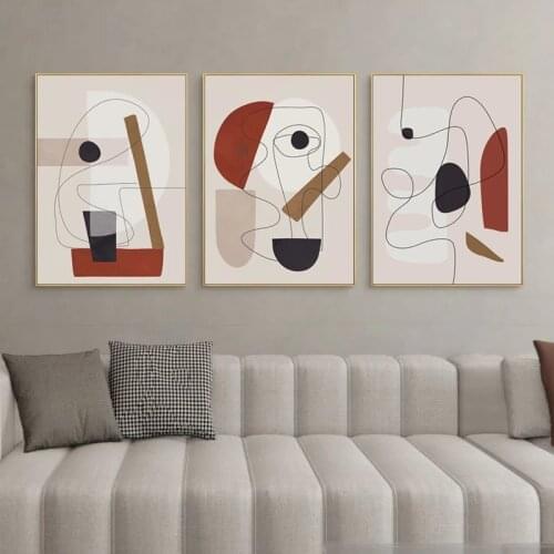 Home Decor Nordic Picasso Famous Abstract Canvas Painting Line Art Posters Prints Minimalist Wall Art Pictures Living Room Decor