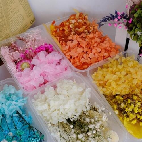 1 Box Crystal Epoxy Filler Dry Flower Mixed Nail Stickers Decorations Resin Filling Material for Jewelry Making