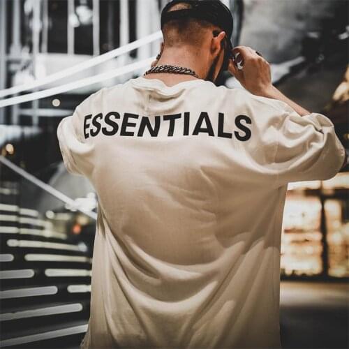 Oversize Essentials T-Shirt Men and Women Essentials Loose Quality T -Shirts Summer Hip-Hop Movement Cotton T Shirts