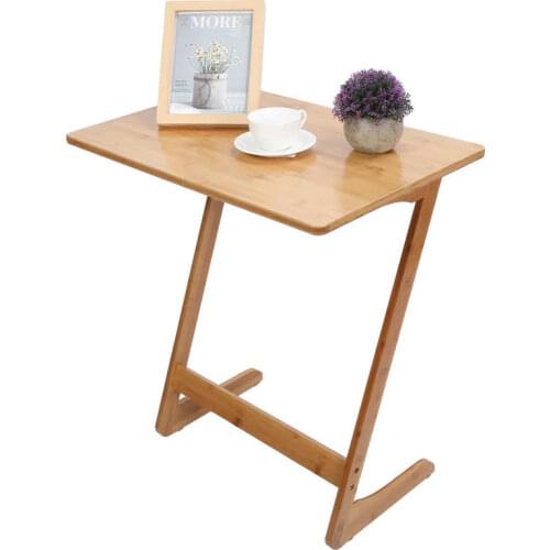 Coffee Table Side Table End Table Z Shape Sofa Table Multi-Functional Bamboo Coffee Table Home Furniture for Living Room