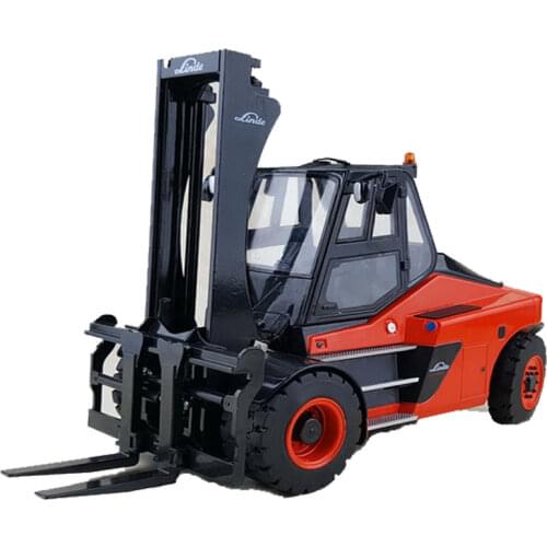 Collectible Alloy Model Toy Gift 1:25 Scale Linde Heavy Fork Lift Truck Engineering Machinery Diecast Toy Model for Decoration