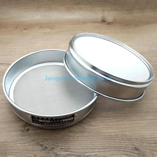 1pcs Dia 20cm 8 to 200 mesh Lab Standard Test Sieve 304 SUS filter mesh chroming frame Sampling Inspection Pharmacopeia sieve