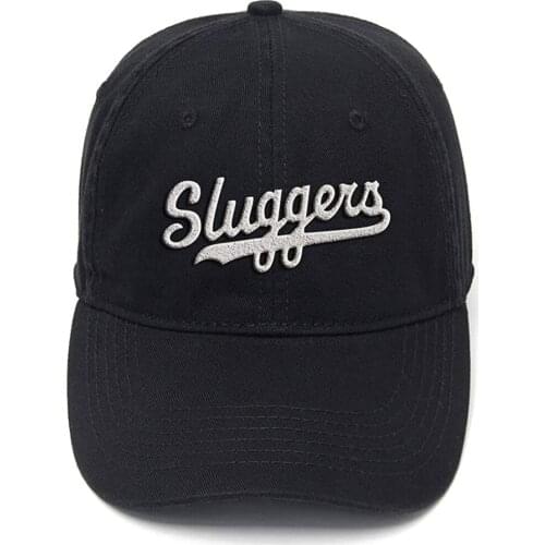 Lyprerazy Sluggers Washed Cotton Adjustable Men Women Unisex Hip Hop Cool Flock Printing Baseball Cap