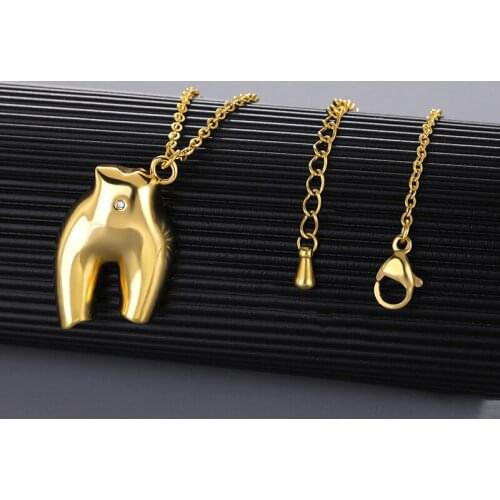 Fashion Women Body Model Pendants Necklaces Punk Jewelry Hot Girl Fashion Accessories Best Friend Gifts Collares Mujer 2021