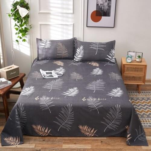 Bonenjoy 3Pcs Bed Sheet Set Queen Size Gray Color Juego De Cama Queen King Bed Sheets And Pillowcases Double Sabana Bedding Sets