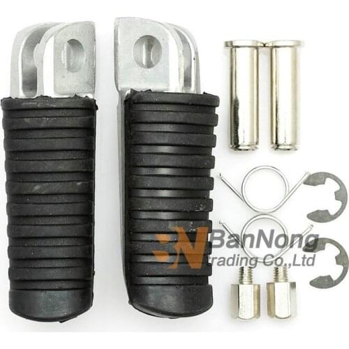 Motorcycle Foot pegs Fit Kawasaki ZZR250 ZZR400 ZZR600 ZZR1100 ZZR1200 Front Footrest Free shipping