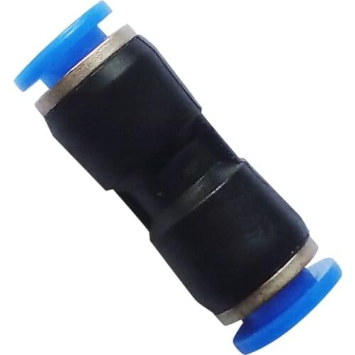 PU 4 6 8 10 12 MM Straight Push in Fitting Pneumatic Push to Connect Air Quick Fitting Equal Union Connector