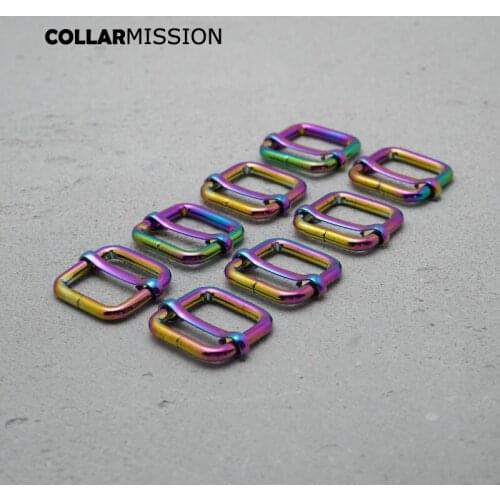 Retailing 20mm metal non-welding removable core buckle suitable for outdoor luggage with dog collar rainbow accessories LXK20CH