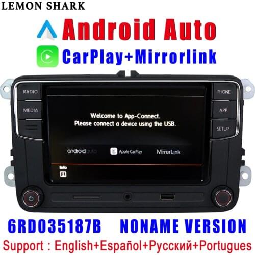 RCD330 Plus Carplay Car Radio Android Auto Noname 6RD 035 187B MIB RCD340G For VW Golf 5 6 Jetta MK5 MK6 CC Tiguan Passat Polo