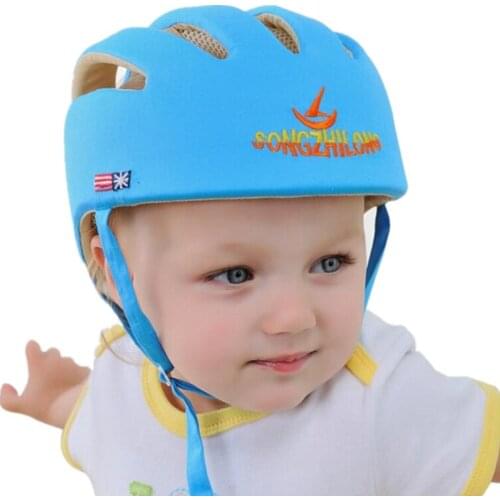 Adjustable Safety Helmets Cotton Infant Protective Hat Headguard baby Boys Girls Crashproof Safety Cap ZH147