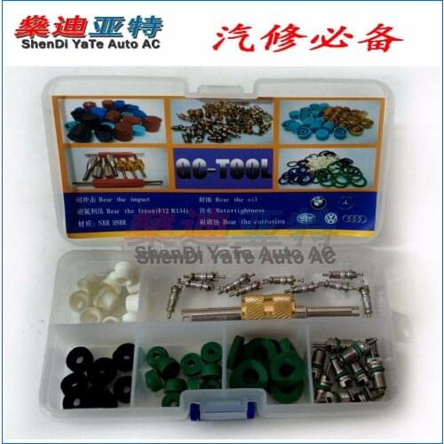 ShenDi YaTe Auto AC Car /Auto Air Conditioner R134a R12 Fluorine Tip Valve Core 339 340 Refrigerant Bottle Opener Tube Gasket