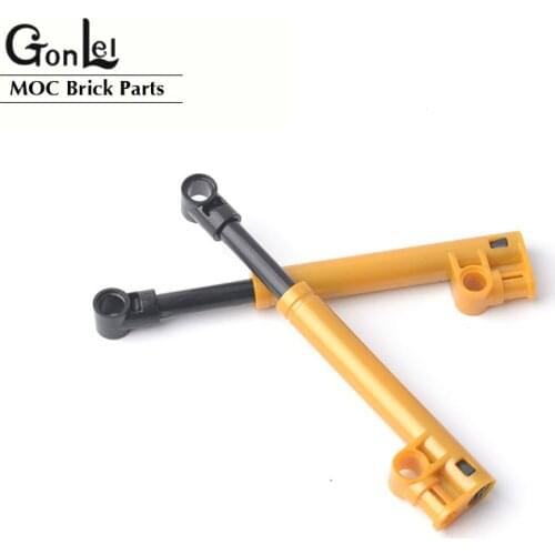 4Pcs/lot High-Tech Suspension Steering 65151 Shock Absorber 11L with Internal Spring MOC Building Block Brick Parts DIY Toy Gift