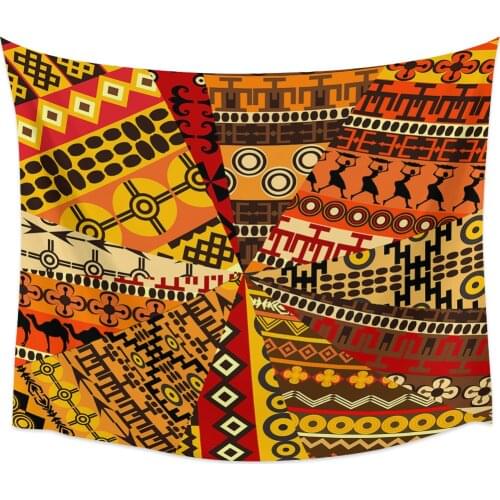 South African Traditional Ethnic Style Tapestry Wall Hanging Home Wall Decor Bedroom Tapestry Yoga Mat Picnic Mat