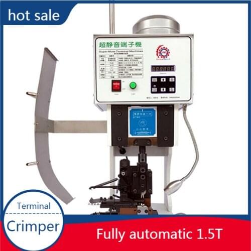 1.5T Terminal Crimper Fully Automatic Wire Crimping Machine with Vertical Horizontal Mold Single Grain