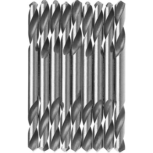 10Pcs 3mm HSS Double Ended Spiral Torsion Drill Tools Drills Set
