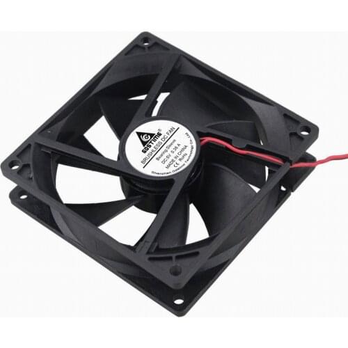 2 Pcs Gdstime 5 Volts 92mm 92x92x25mm Axial Flow Mechanical Brushless Cooler 90mm x 25mm DC Motor Cooling Fan 5V 2Pin