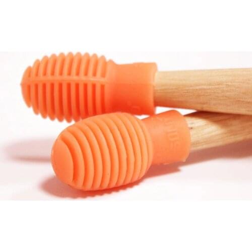 4Pcs Drum Accessories Silicone Drum Stick Head Rubber Sleeve Drumstick Rubber Case Cover Percussion Instruments SD-20