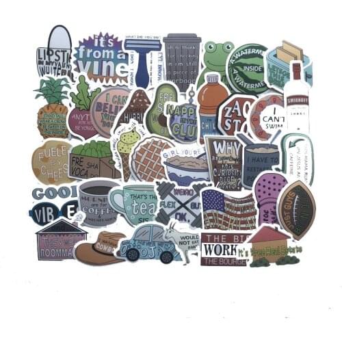 50pcs Stickers Kpop Stickers Sticker Small Fresh Suitcase Skateboard Waterproof Sticker Cartoon Sticker