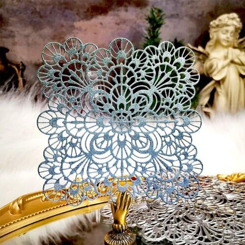 Panalisacraft Big Flower Lace background Metal Cutting Dies Craft Dies Scrapbook Card Making Album Embossing Stencil Die cut