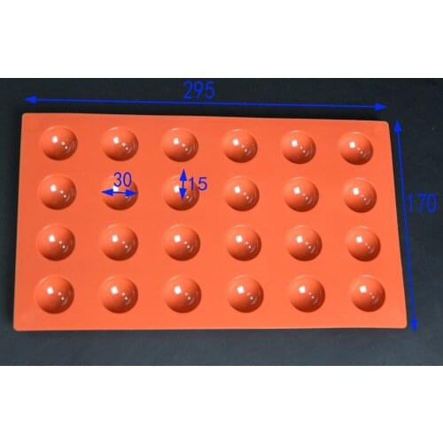 Big Size Half Circle Silicone Chocolate Mold DIY Baking Tools Cake Decoration Silicone Molds Teacake Baking Pan