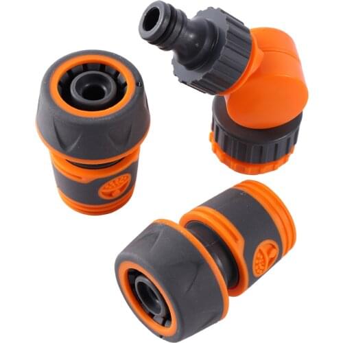 Garden Quick Connector 180° Rotatable Water Tap Splitter 1/2 3/4 inch Car Wash Hose Quick connector Pipe Adapters Pipe Interface
