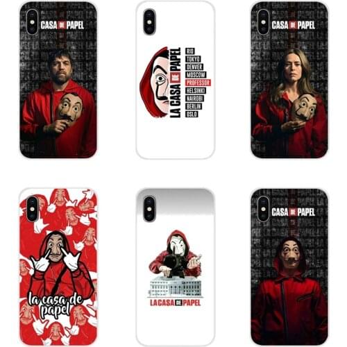 La casa de papel Money Heist Accessories Phone Cases Covers For Samsung Galaxy A3 A5 A7 A9 A8 Star A6 Plus 2018 2015 2016 2017