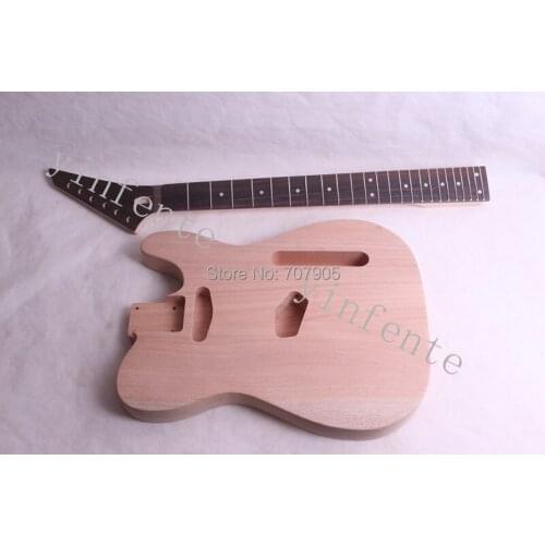 Electric guitar body Unfinished Mahogany body Humbuckers hole 1 set