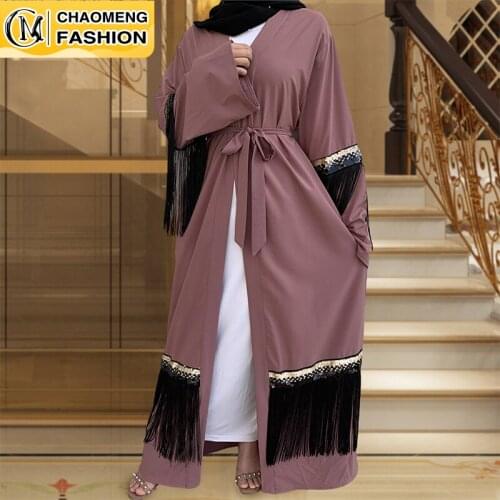New Dubai Abaya Kimono Turkish Islamic Clothing Muslim For Women Caftan Marocain Kaftan Ramadan Arab Robe Coat Namaz Elbise