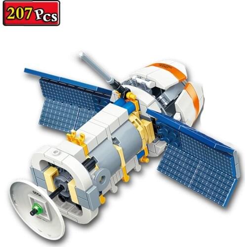 City Series Space Science Exploration Carrier Satellite Astronaut MOC Building Blocks Bricks Toys Gifts