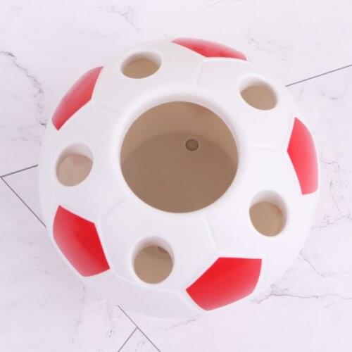 Creative Football Pen Holder Toothbrush Container Multifunction Office Organizer