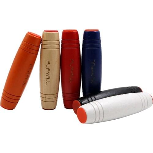 Fashion Fidget Toys mokuru Wood Fidget Stick Funny Flip Toys Desktop Table Games Anti Stress Rollover Stick