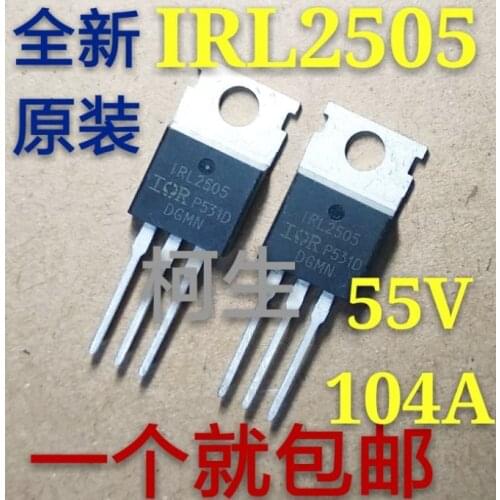 Xinyuan 10PCS/LOT IRL2505PBF 55V 104A TO-220 IRL2505 TO220 new MOS FET transistor