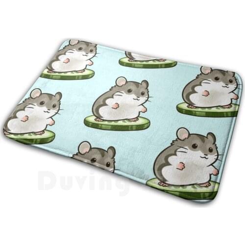 Agouti Djungarian Hamster Soft Non-Slip Mat Rug Carpet Cushion Hamster Hamster Pet Animal Rodent Critter Djungarian Siberian