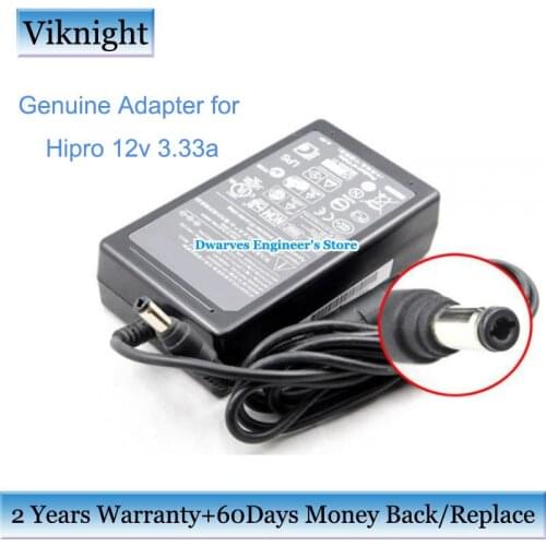 Genuine 12v 3.33a 40W hipro HP-O2040D43 Ac power laptop adapter for HP 439699-001 398616-002 T30 T5720 T5710 T5730 Iso KPA-040F