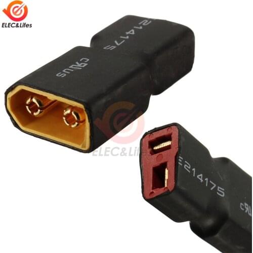 RC XT60 Male to Deans Plug T type Female Connector Adapter for Car Plane RC Helicopter Quadcopter Lipo Battery RC Parts