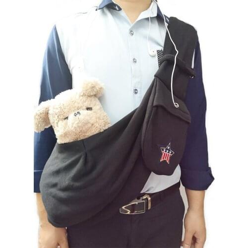 ETHIN high quality pet carrier adjustable dog travel bag with pocket pet chest backpack sling bag puppy carriers 100% cotton