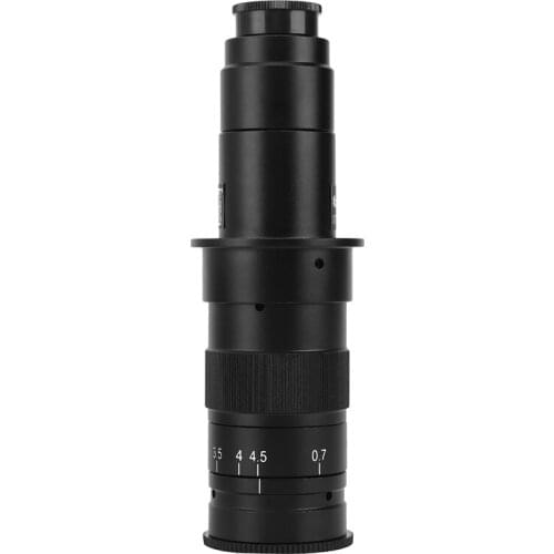 Industrial Video Microscope Camera Objective Lens Adjustable Focus 10A Monocular Microscope Lens